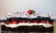 Çilekli Browni Tarifi ve Malzemeleri